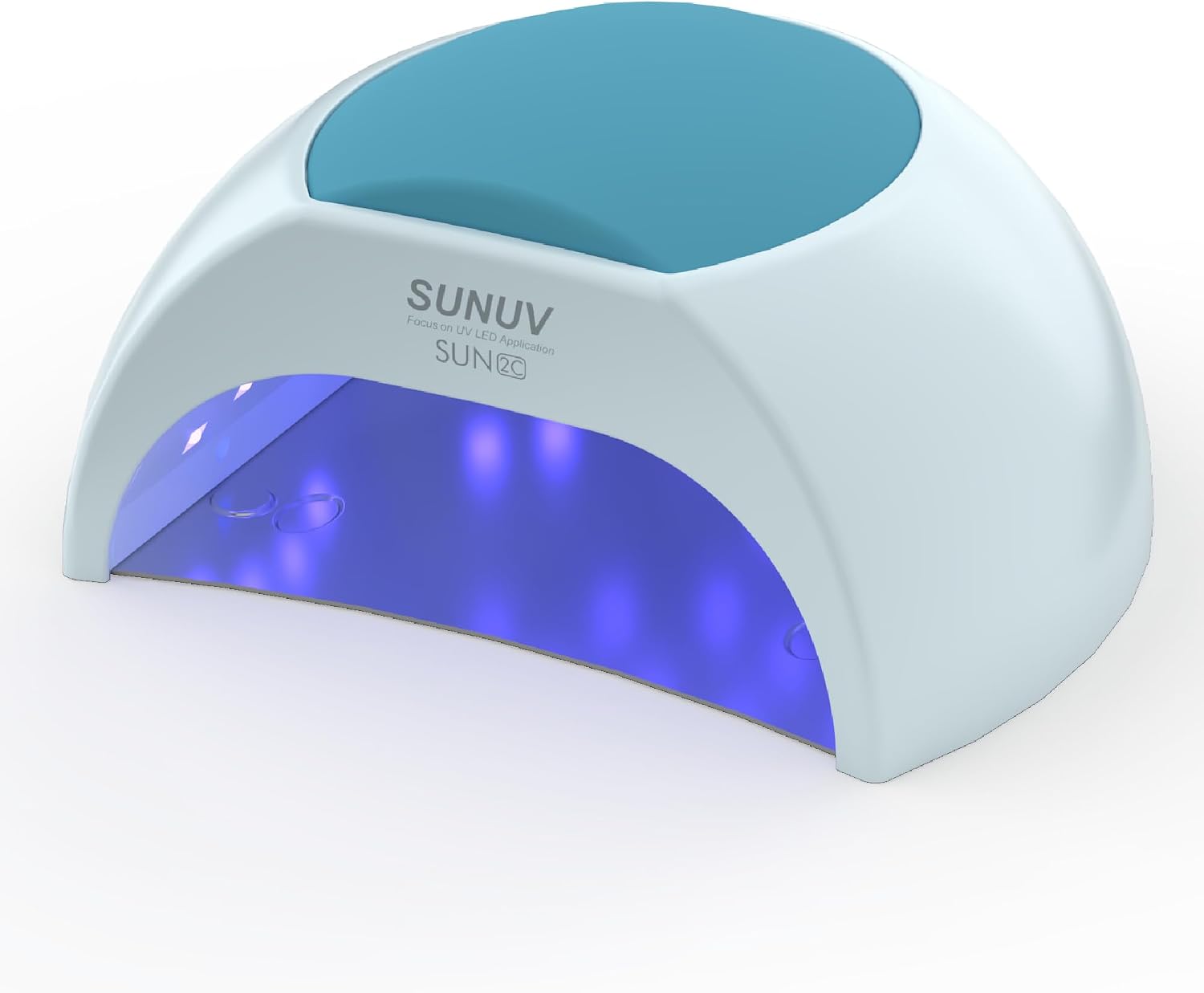 SUNUV UV Light for Gel Nail, Professional UV LED Nail Lamp SUN2C Blue