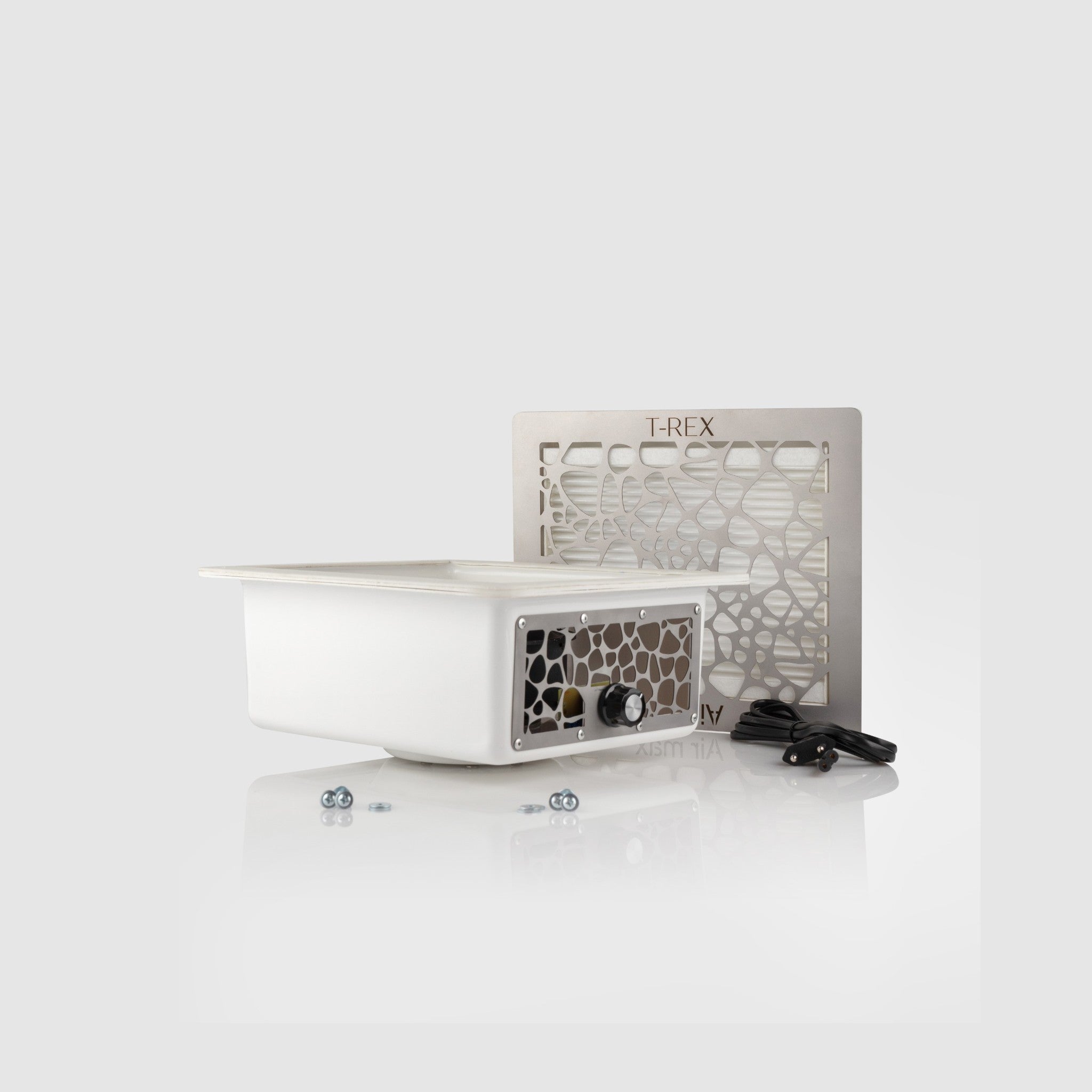 AIR MAX T-REX Built-In Nail Dust Collector – 65W Silver