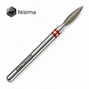 NISIMA DIAMOND DRILL BIT FLAME 2.3 MM (RED FINE GRIT) P862F023