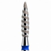 KMIZ DIAMOND DRILL BIT TORNADO FLAME 2.3 MM (BLUE MEDIUM GRIT)