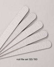 DARK SET OF DISPOSABLE NAIL FILES, 50 PCS (120/150 GRIT)