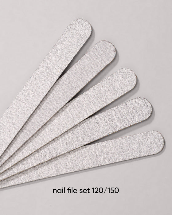 DARK SET OF DISPOSABLE NAIL FILES, 50 PCS (120/150 GRIT)