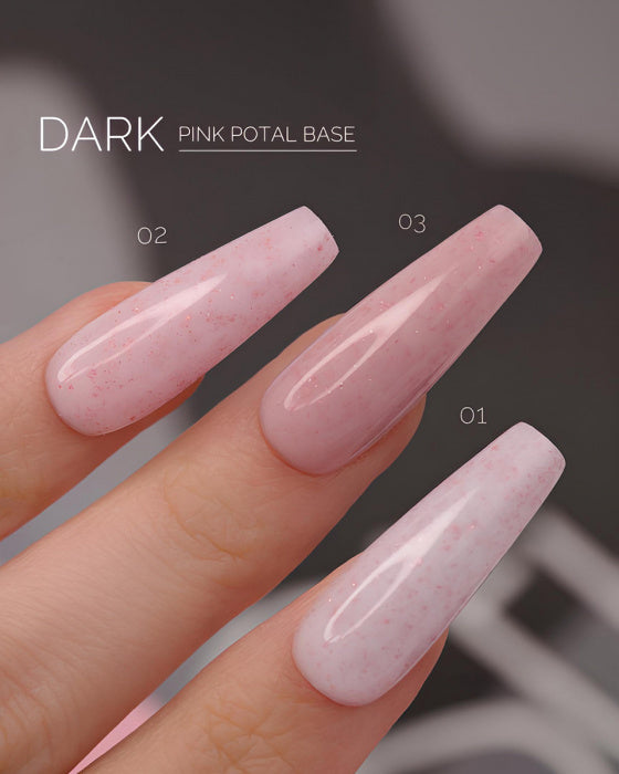 DARK PRO BASE PINK POTAL 3, 15 ML